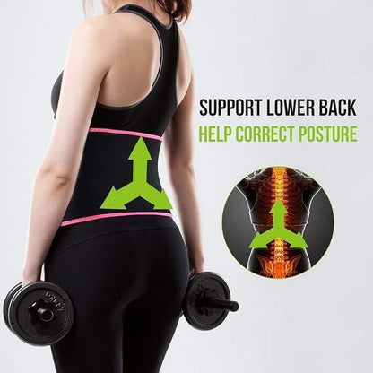 Adjustable Waist Trimmer Belt, Sweat More. Feel Tighter. Stay Confident.