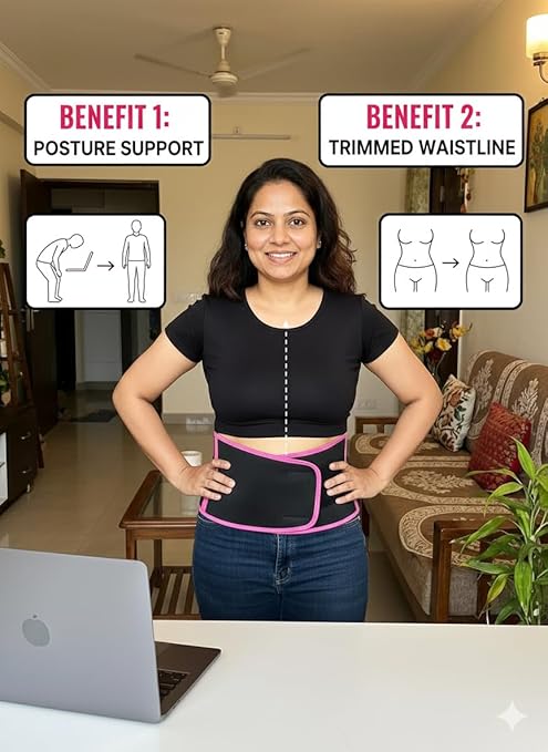 Adjustable Waist Trimmer Belt, Sweat More. Feel Tighter. Stay Confident.