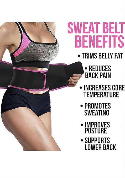 Adjustable Waist Trimmer Belt, Sweat More. Feel Tighter. Stay Confident.