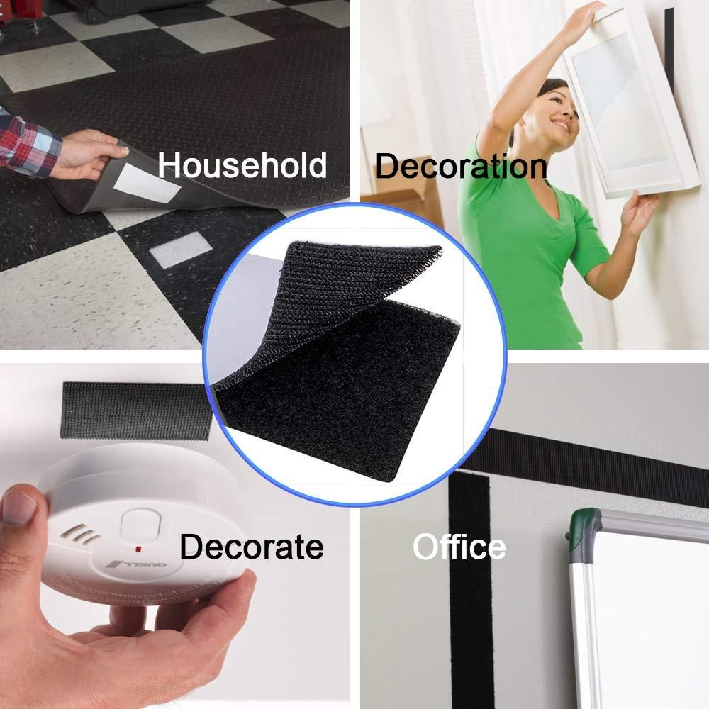 Self Adhesive Hook and Loop Tape (10 pcs)